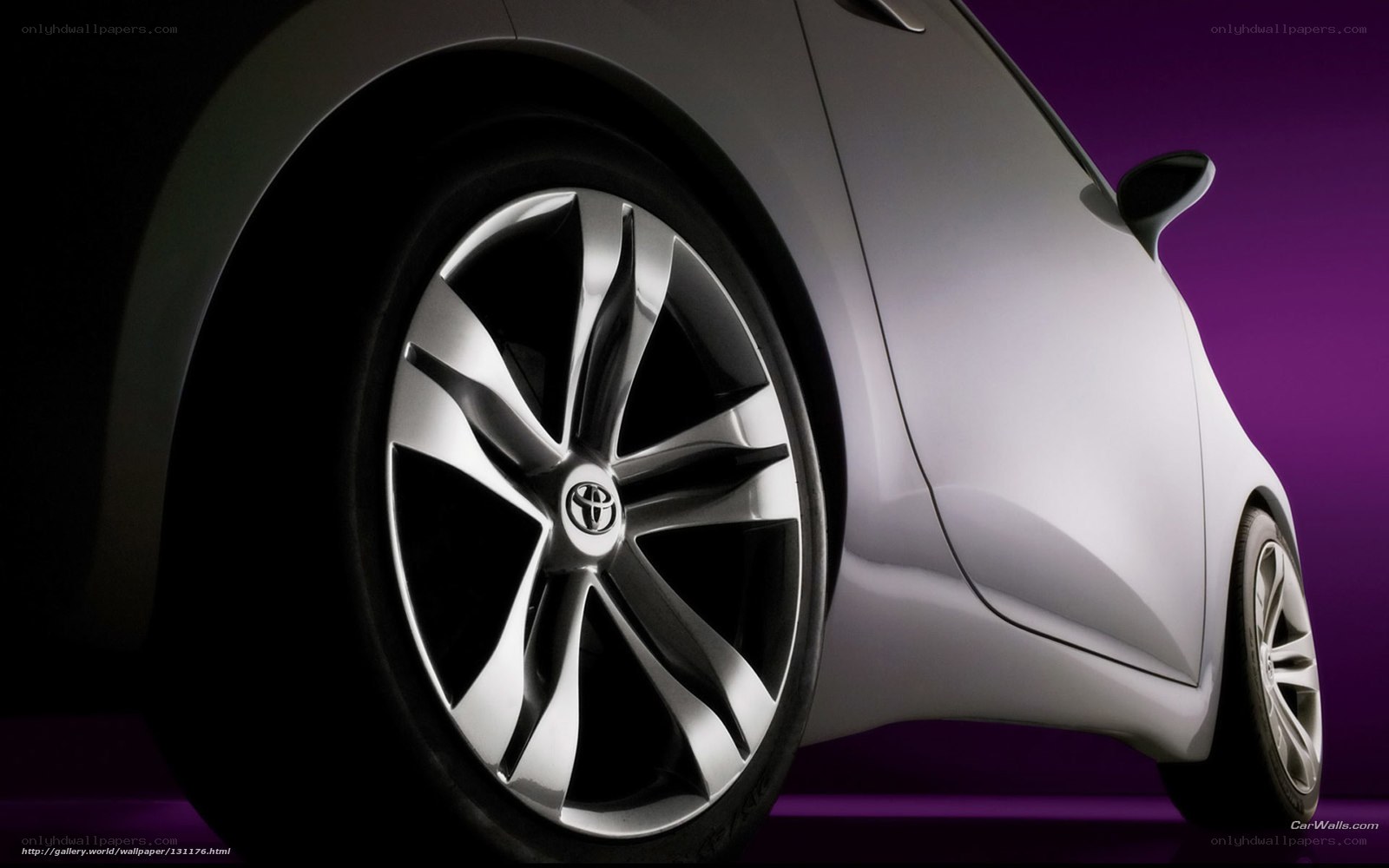 Toyota concept car wheel