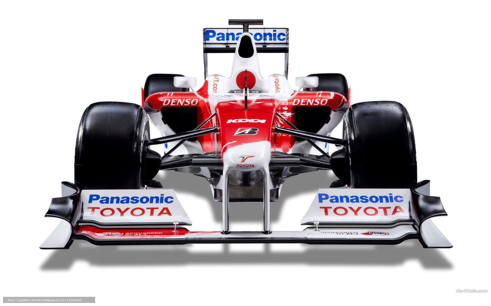 Toyota Formula 1 car front view