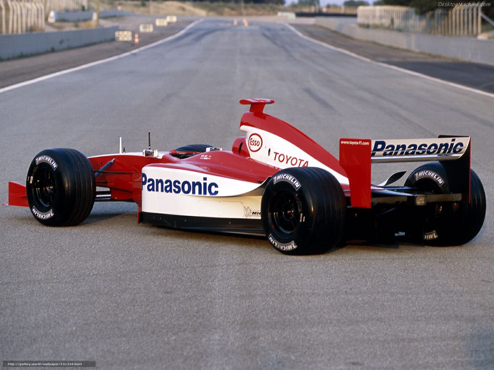 Toyota Formula 1 car on track