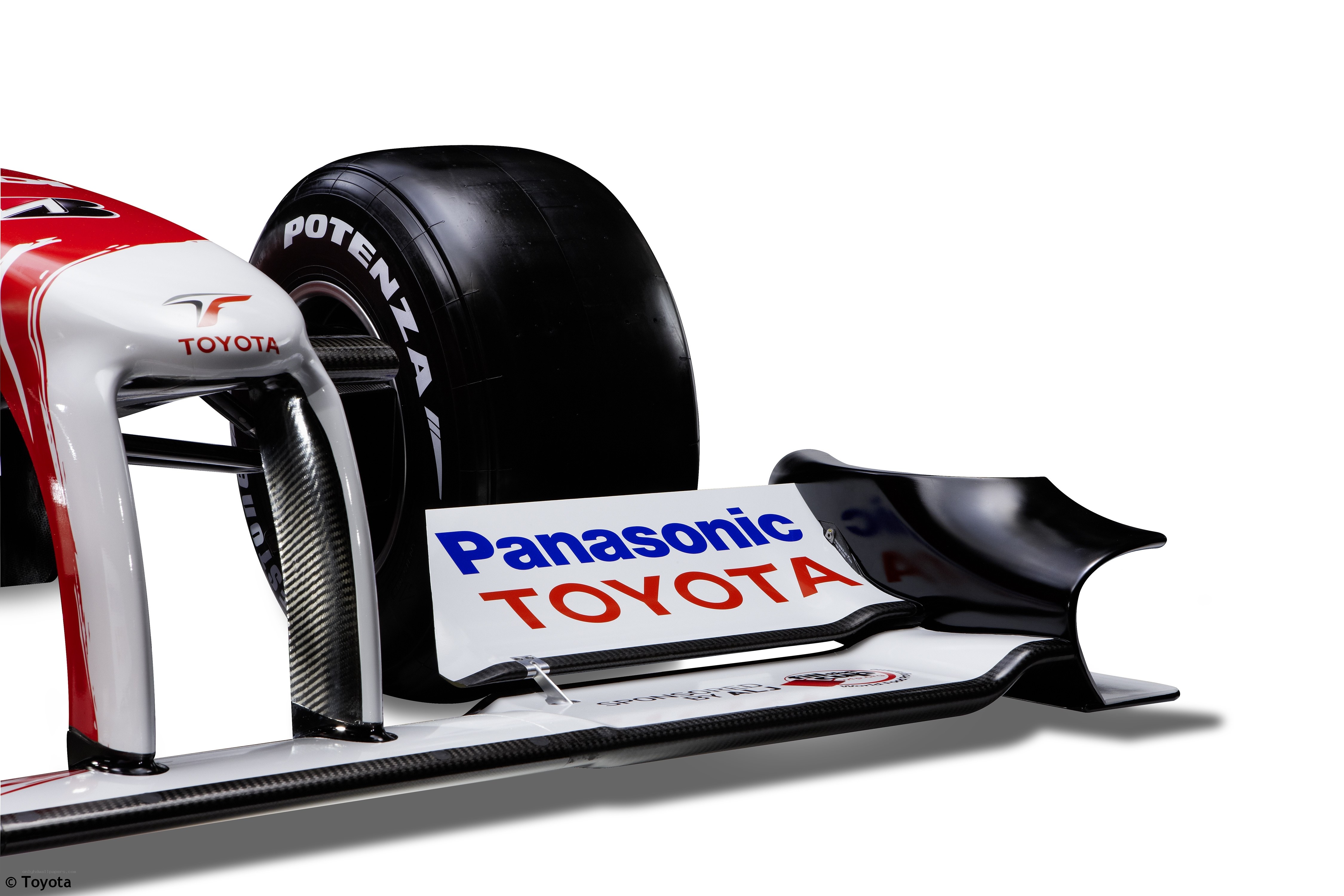 Toyota Formula One car front wing