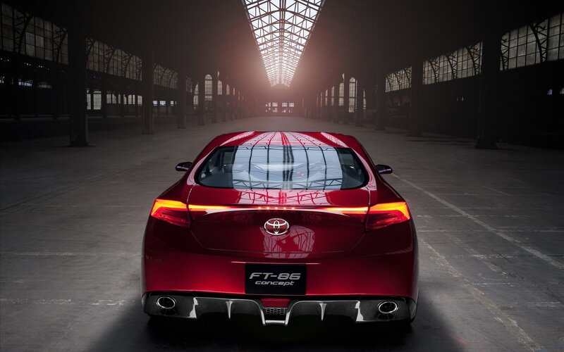 Toyota FT-86 Concept rear view