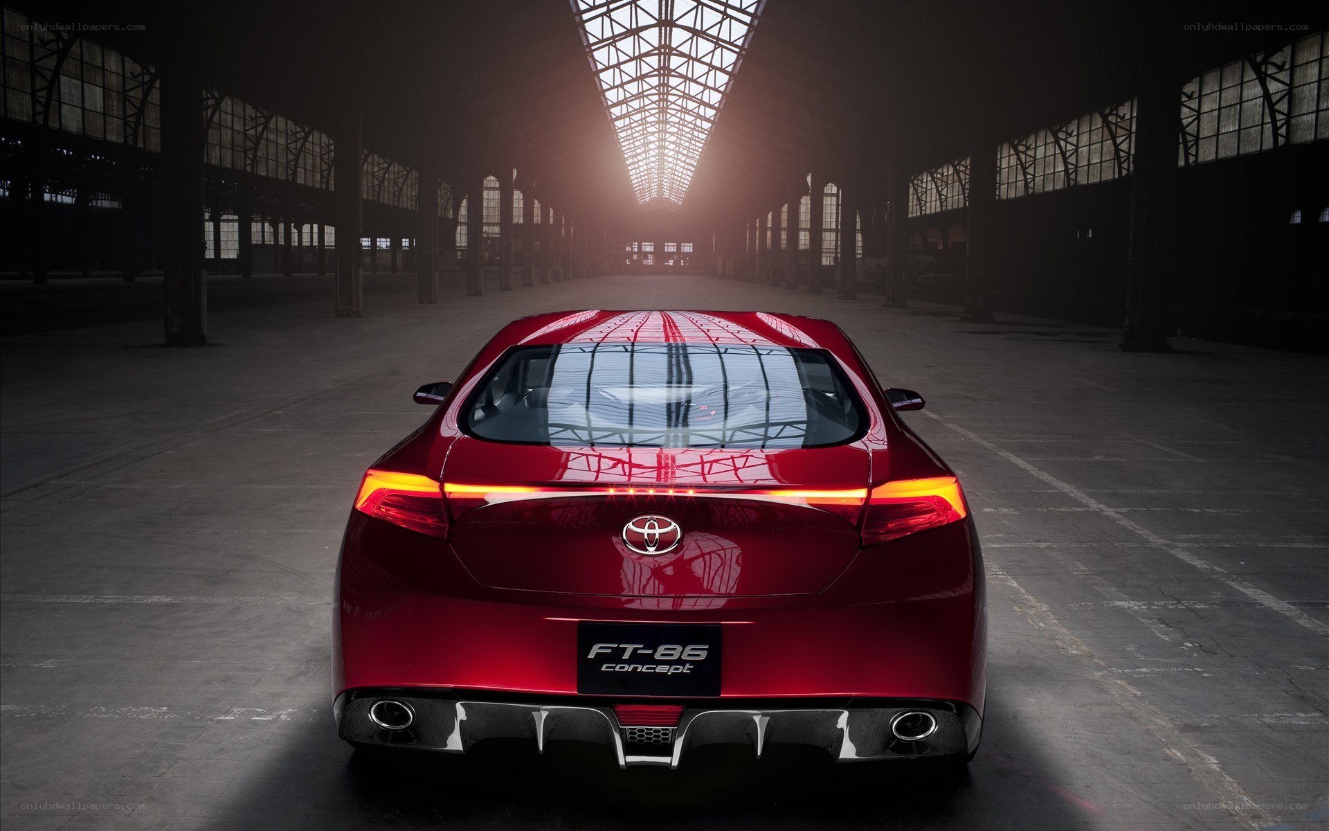 Toyota FT-86 Concept rear view