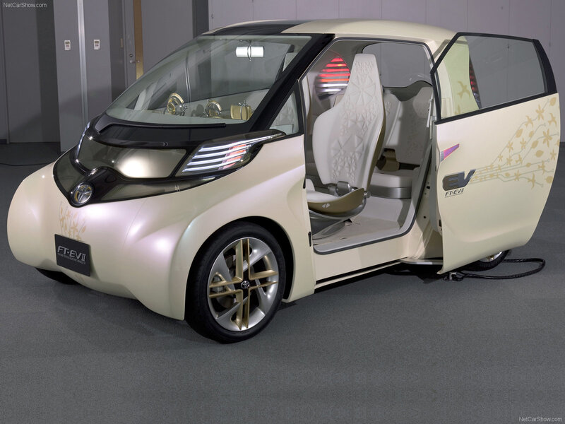 Toyota FT-EV II Concept Car — Cream
