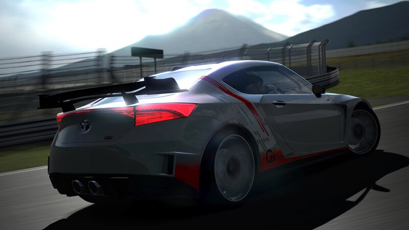 Toyota GT-86 on a racetrack