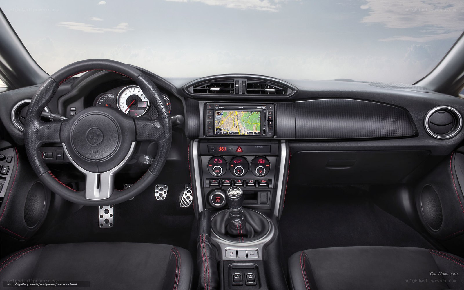Toyota GT86 interior dashboard