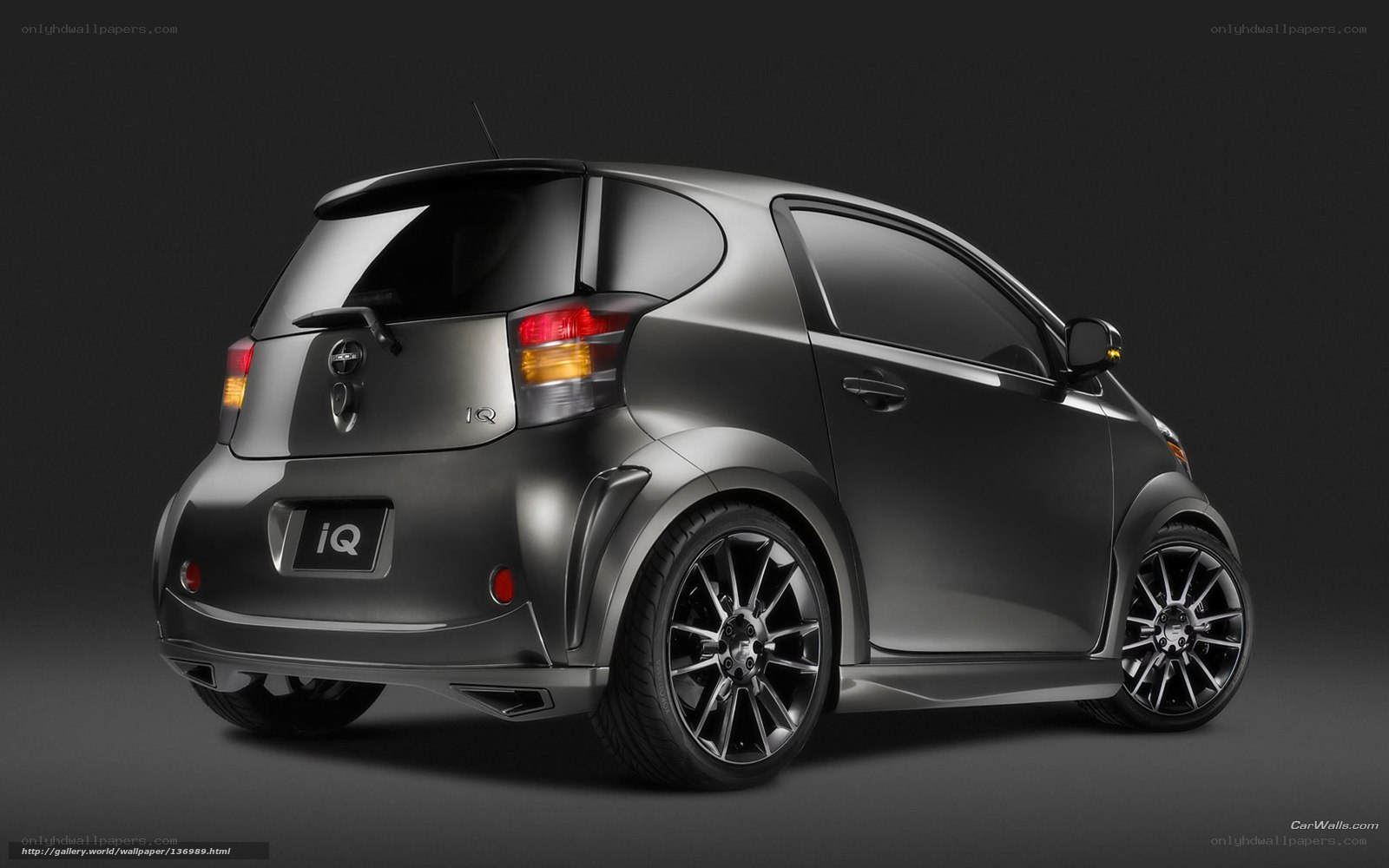 Toyota iQ rear view