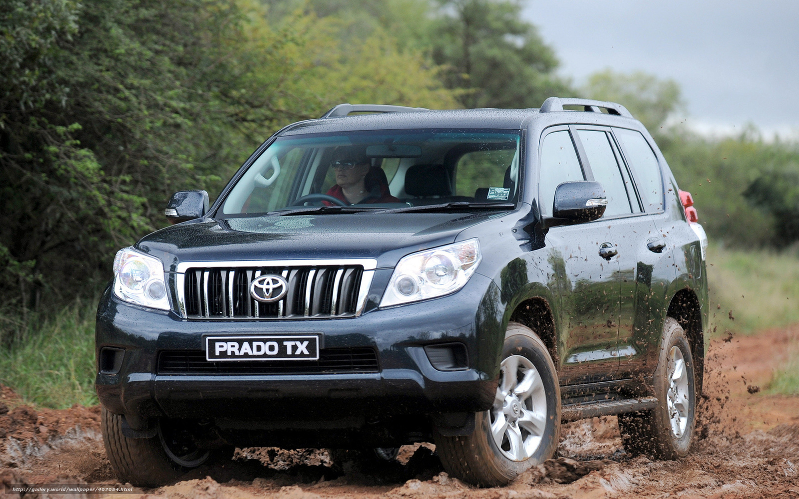 Toyota Prado off-roading