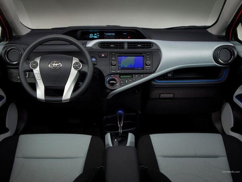 Toyota Prius c interior