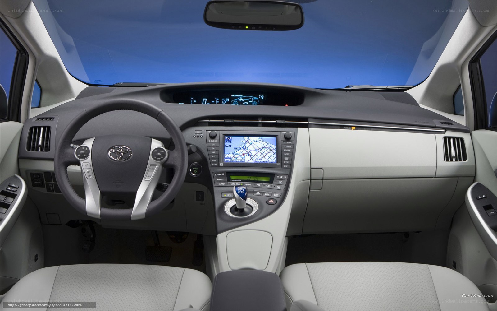 Toyota Prius interior dashboard