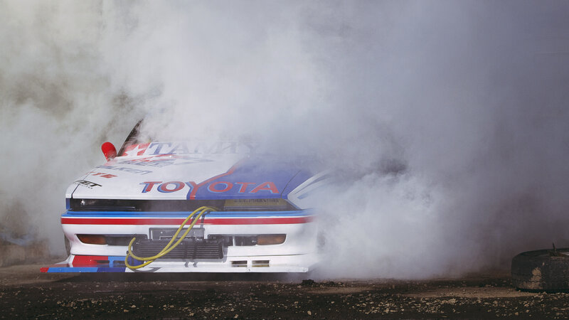 Toyota Race Car — White