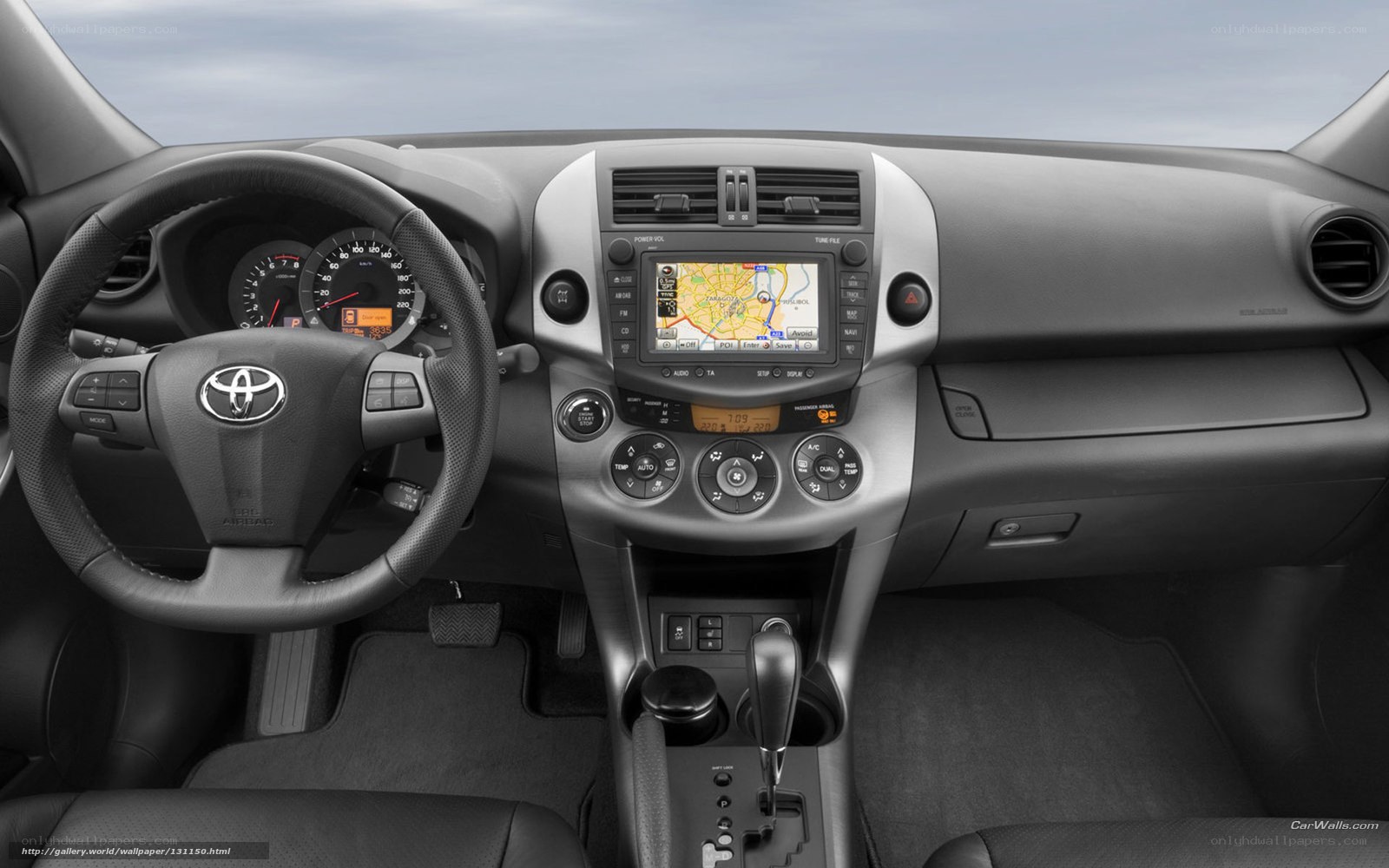 Toyota RAV4 interior dashboard