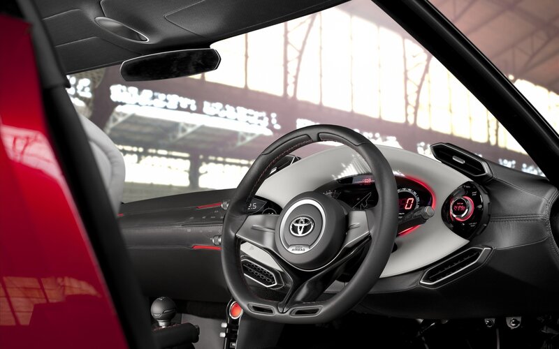 Toyota sports car interior