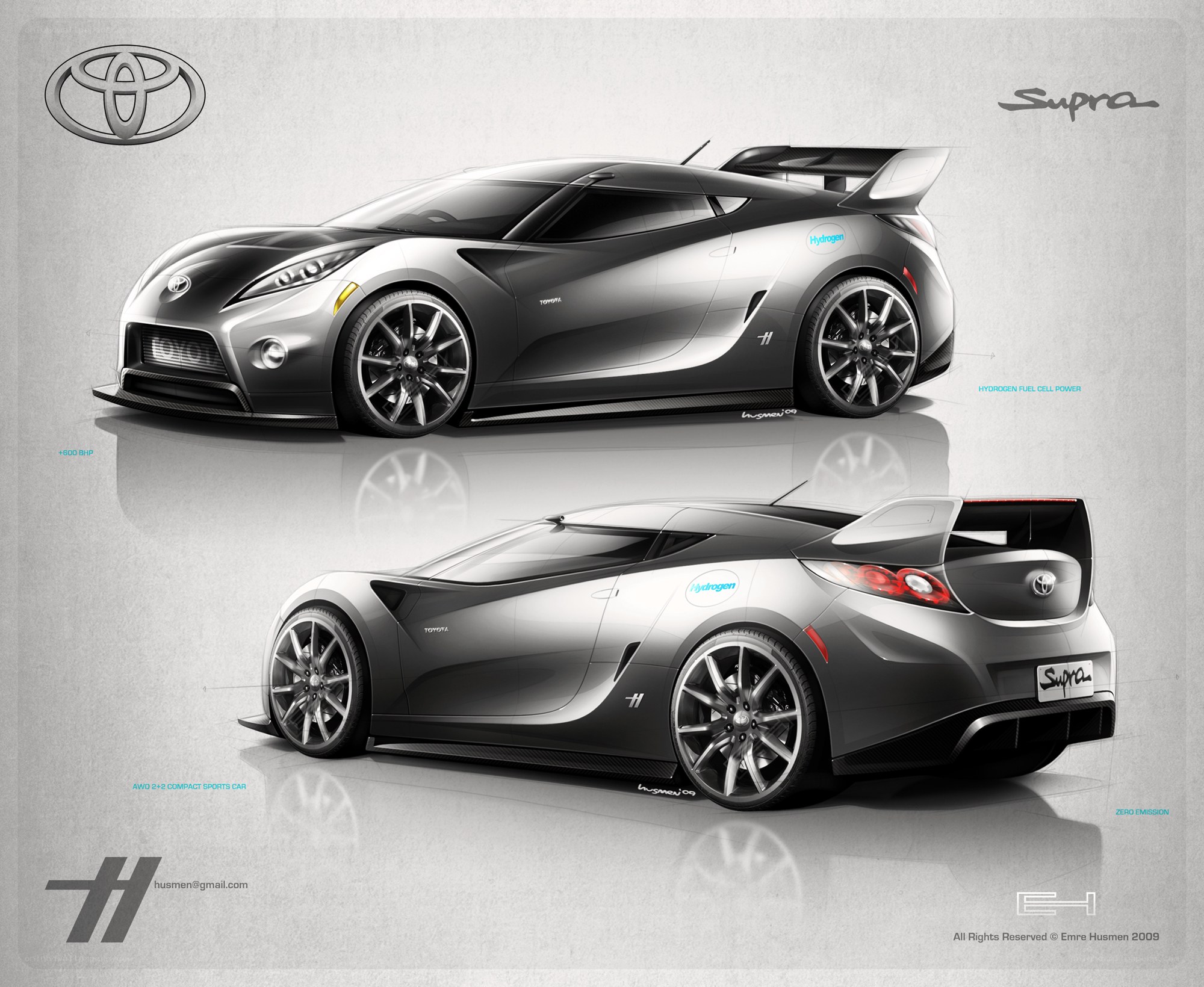 Toyota Supra concept design
