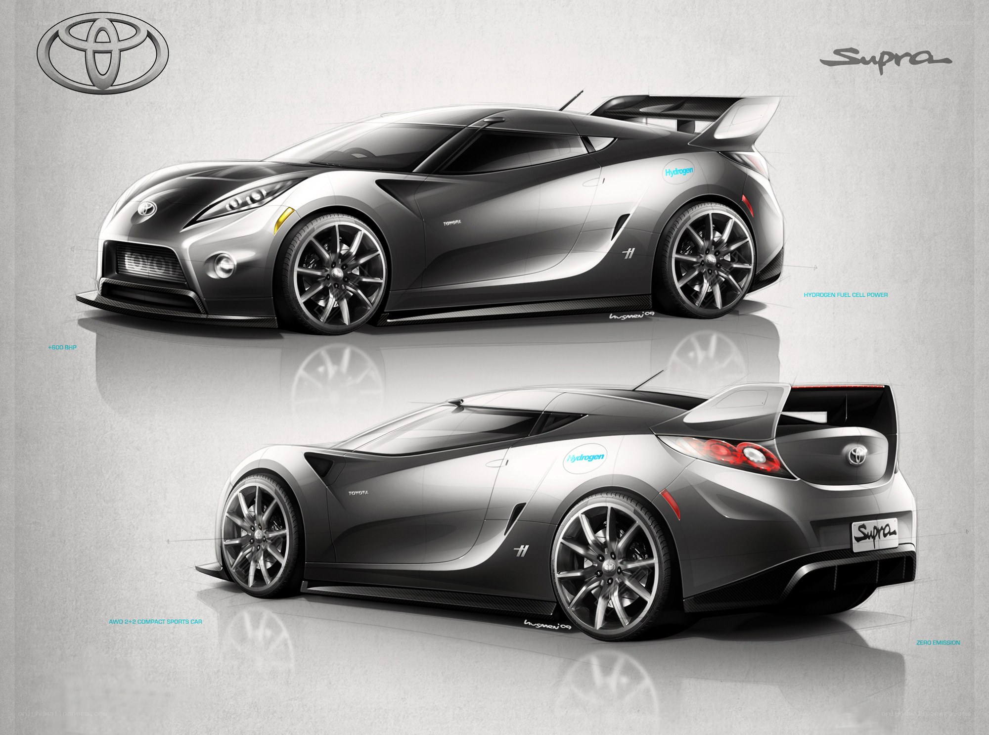 Toyota Supra concept design