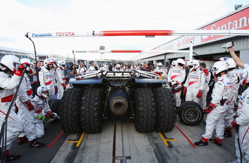 Toyota team with Batmobile