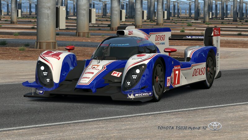 Toyota TS030 Hybrid Race Car