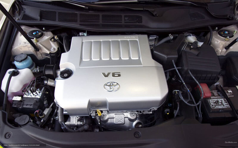 Toyota V6 engine bay