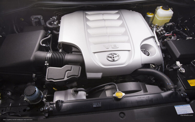 Toyota V8 engine bay
