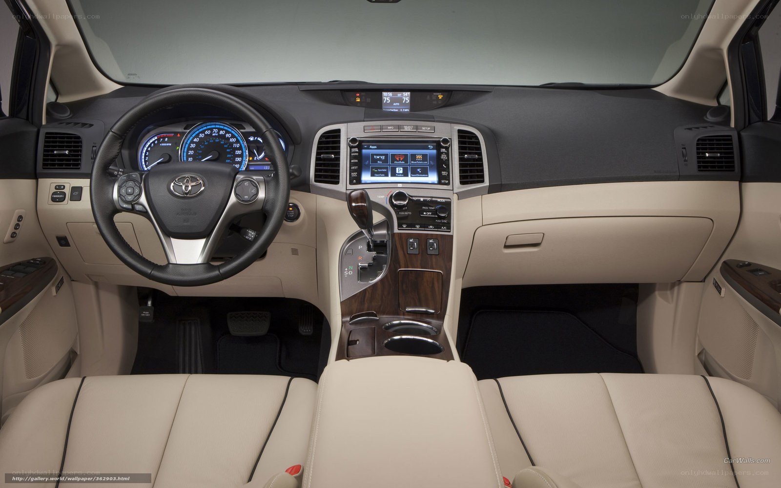 Toyota Venza interior dashboard