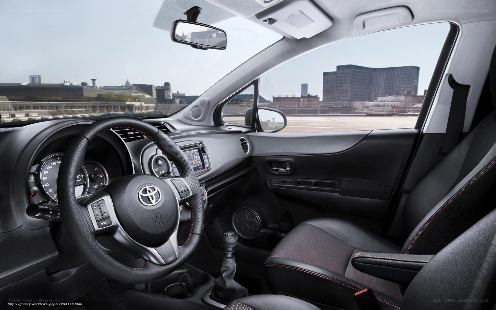 Toyota Yaris interior view