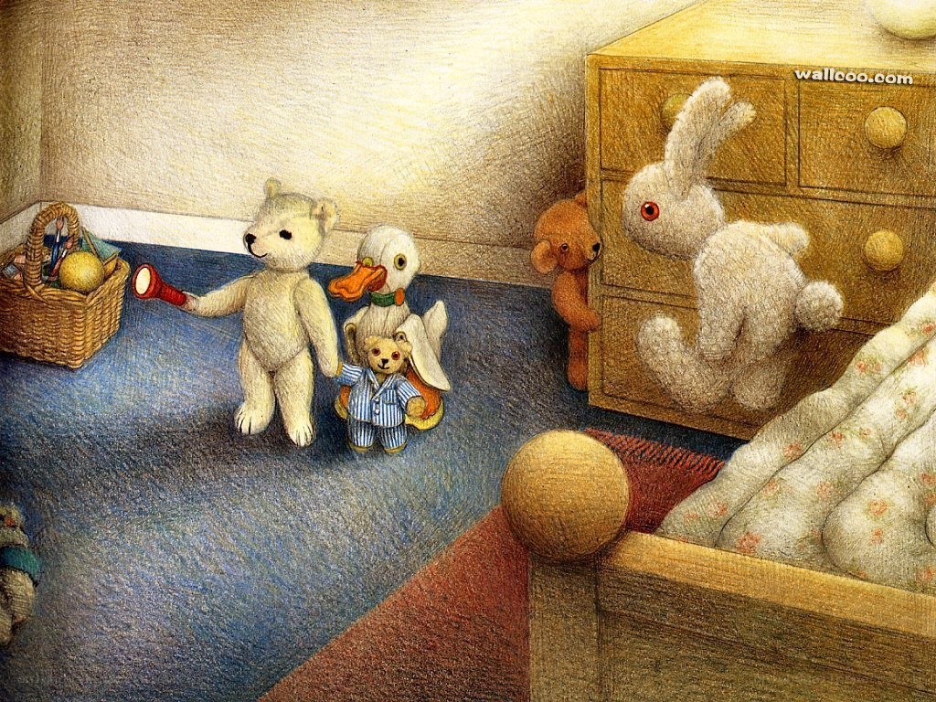 Toys in a child's room