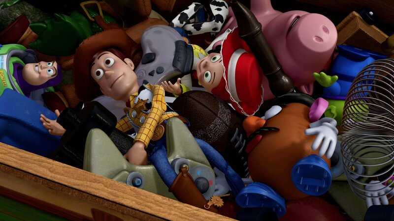 toys in a toy box
