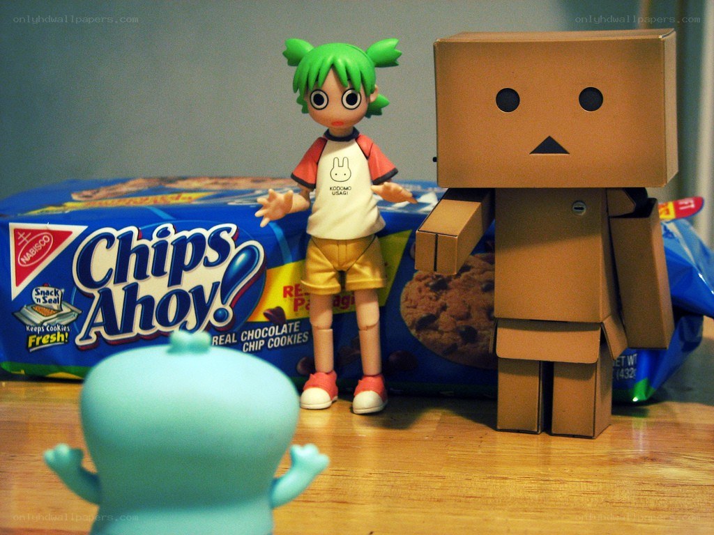 Toys with Chips Ahoy box