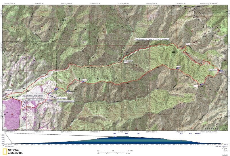 Trabuco Canyon Trail Map
