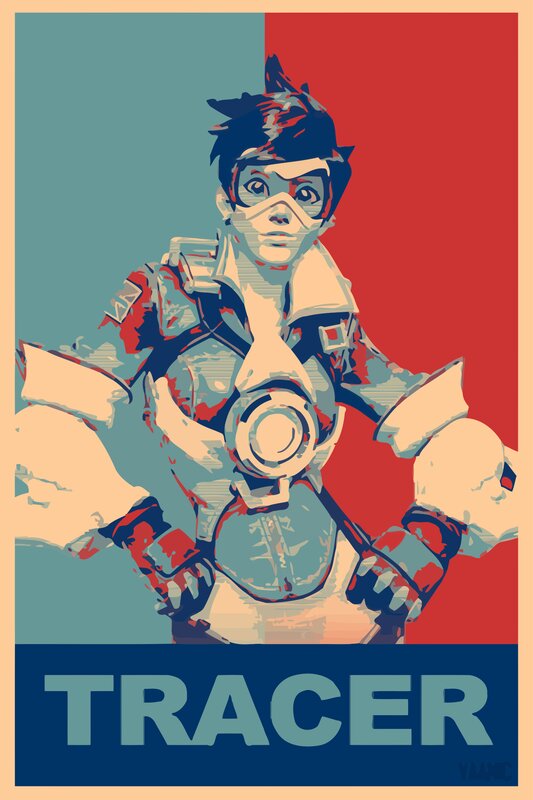Tracer Character Illustration