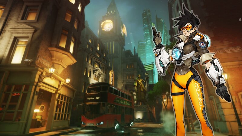 Tracer Character in City