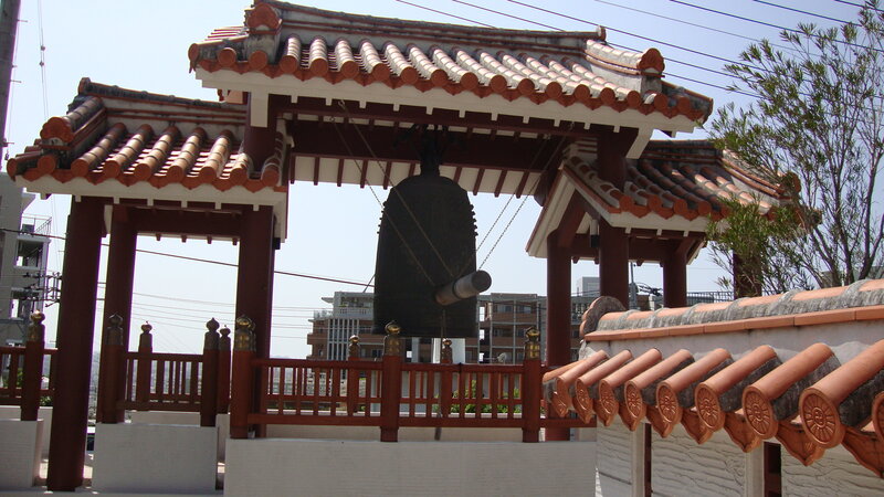 Traditional bell pavilion in Okinawa