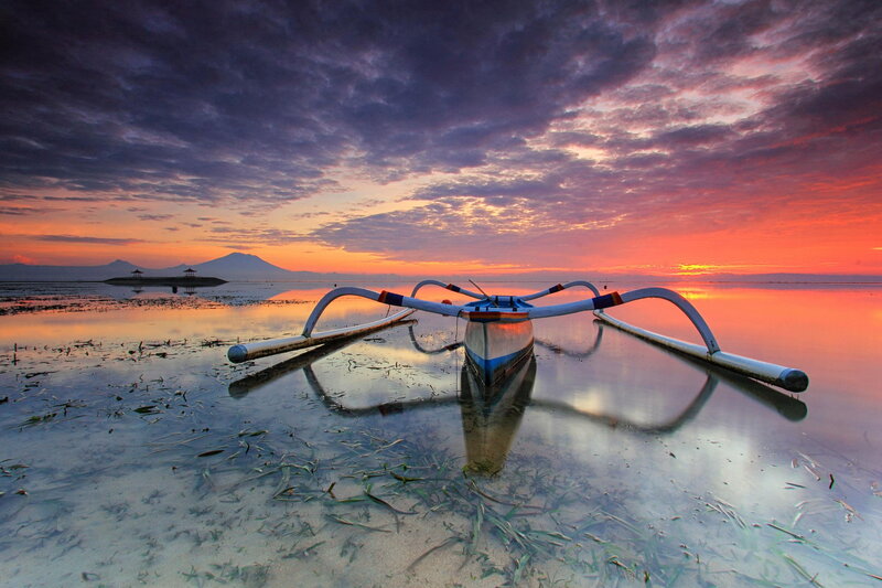 Traditional Boat on Shore