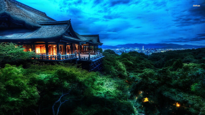 Traditional Building on Hill