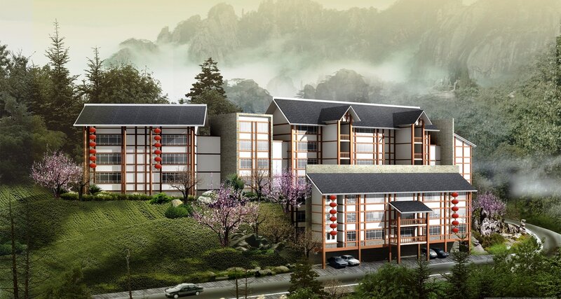 Traditional Buildings in Mountains