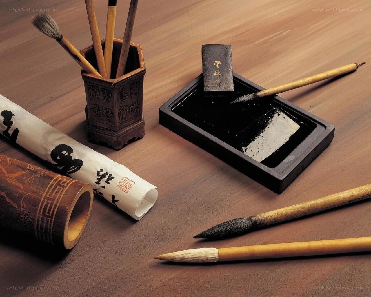 Traditional Chinese calligraphy tools