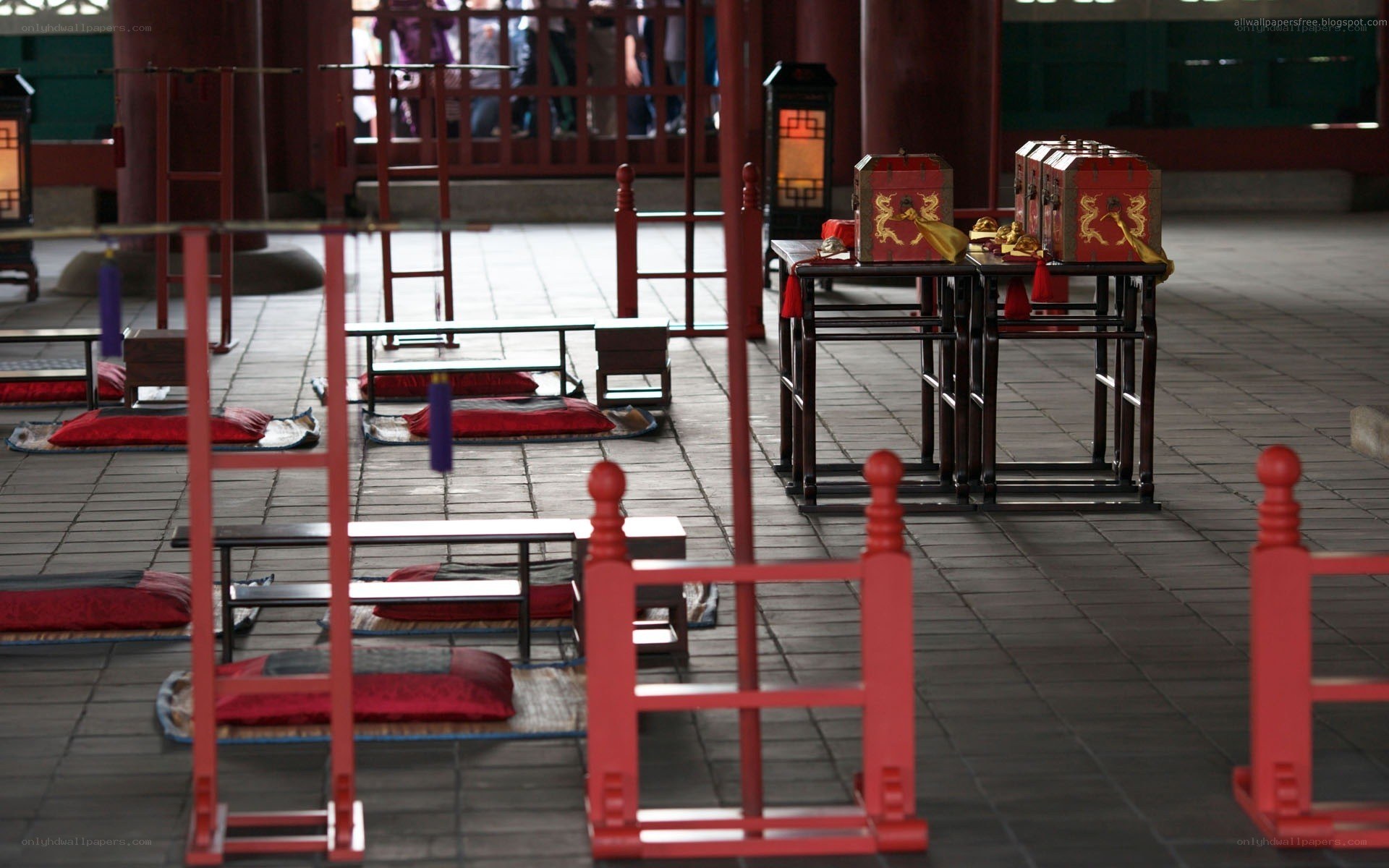 traditional chinese ceremony setup