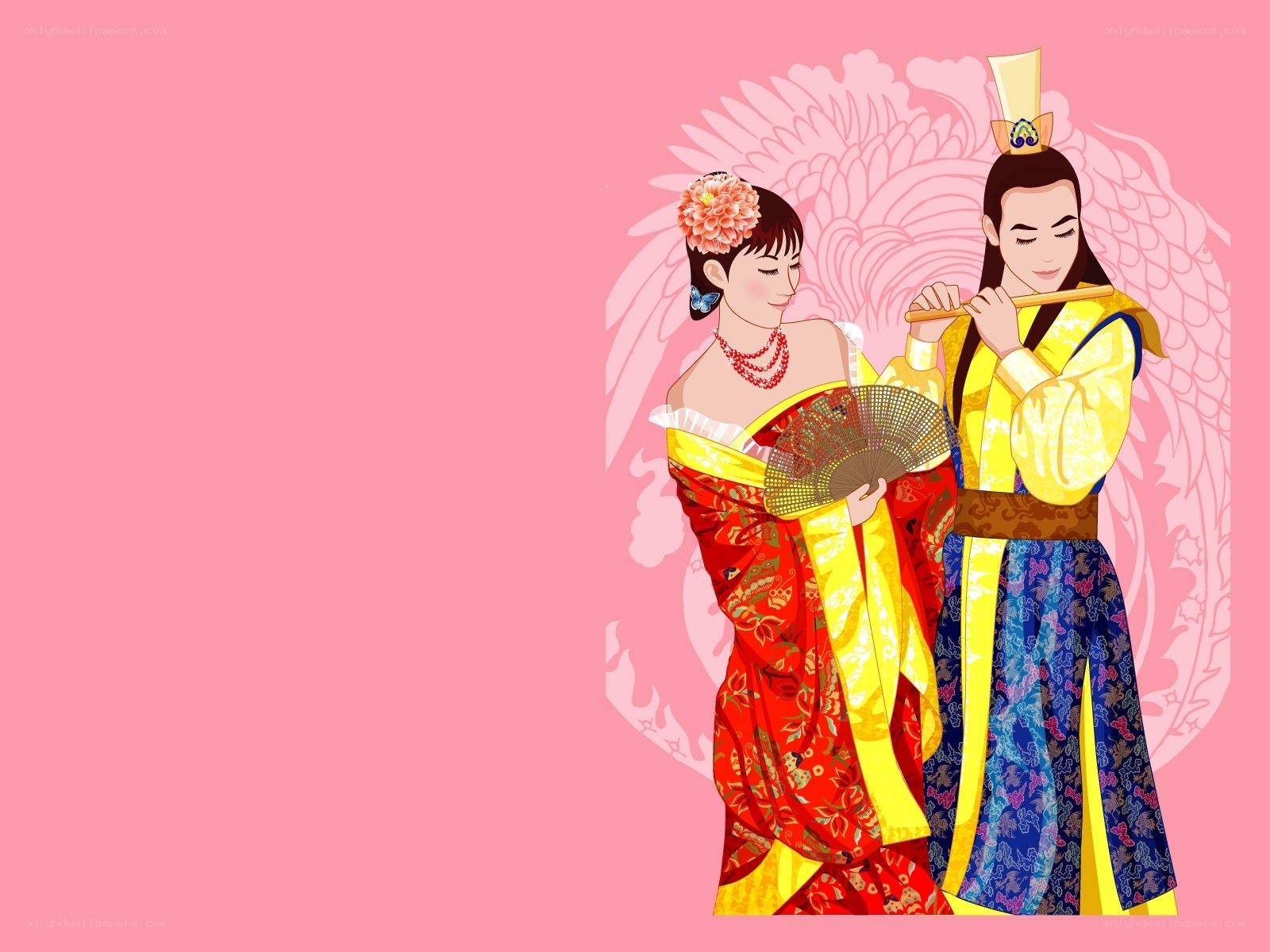 Traditional Chinese couple