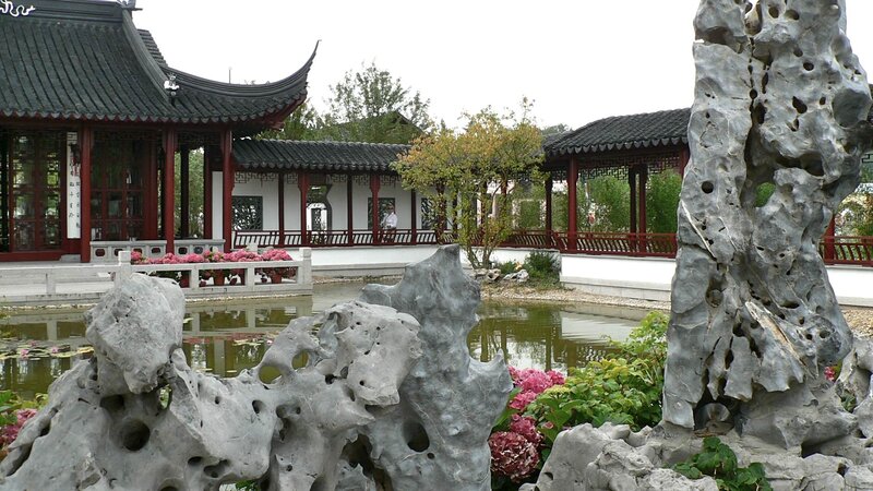 Traditional Chinese Garden — Gray