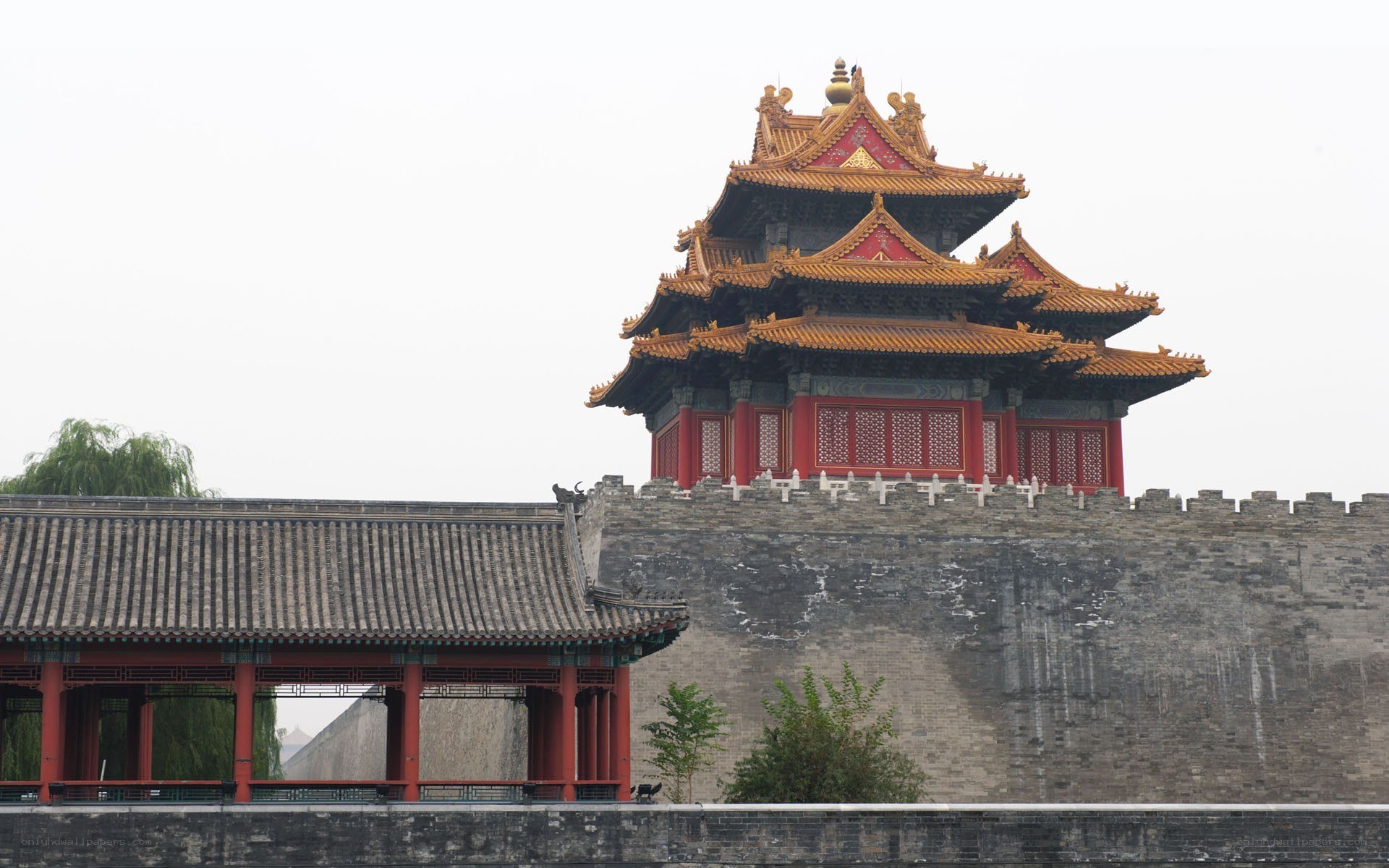 traditional chinese gate tower