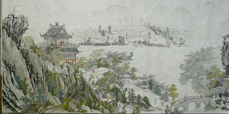 Traditional Chinese landscape painting