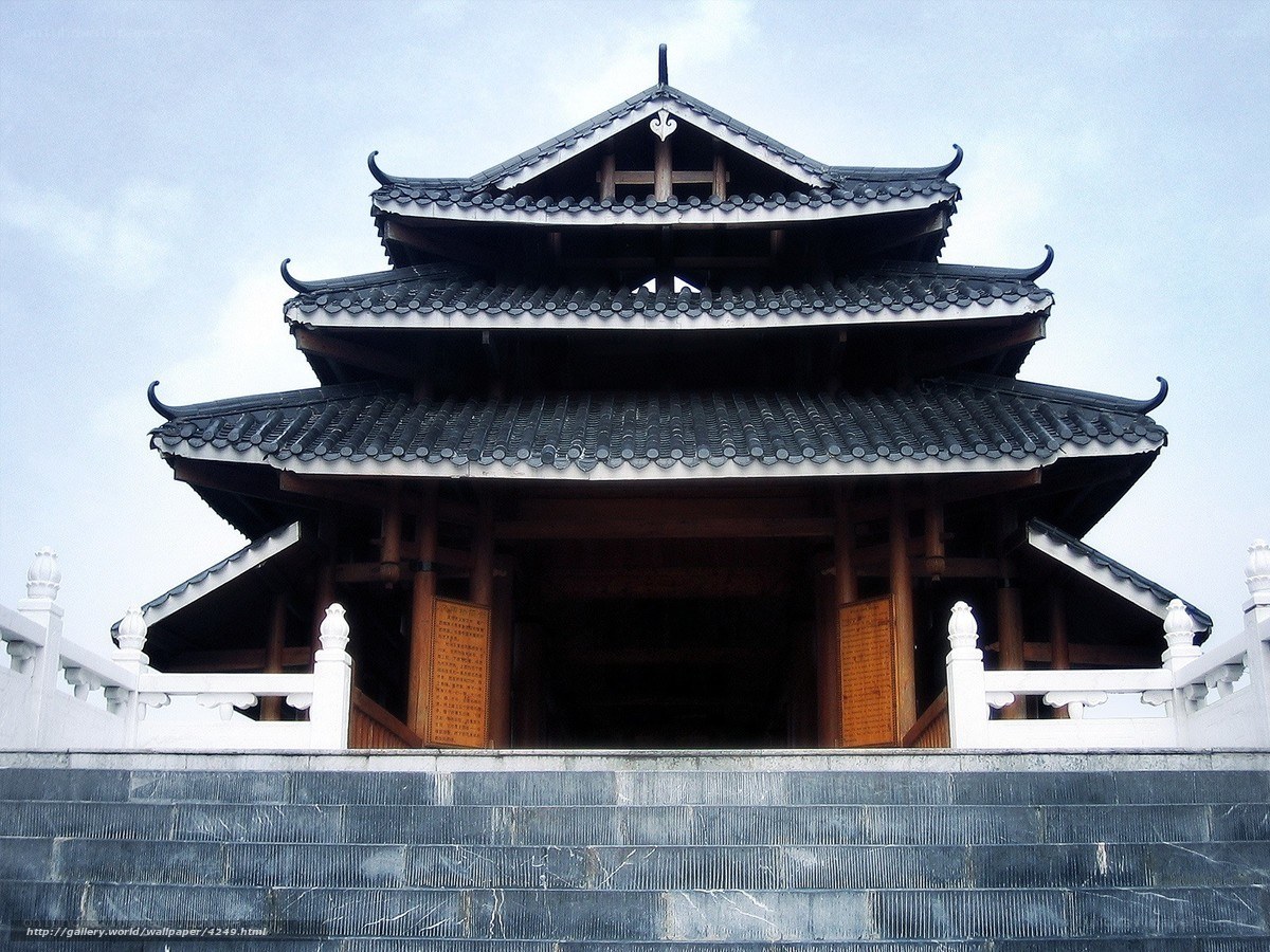 Traditional Chinese pagoda