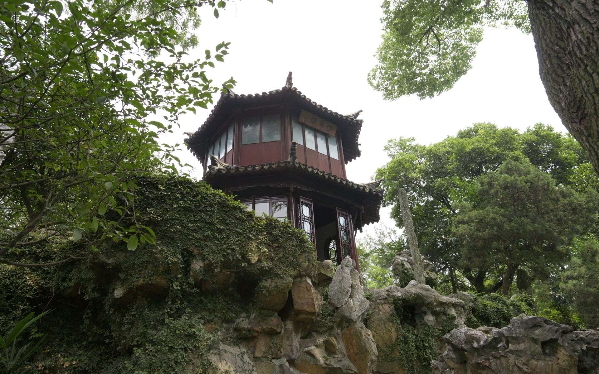 Traditional Chinese pavilion