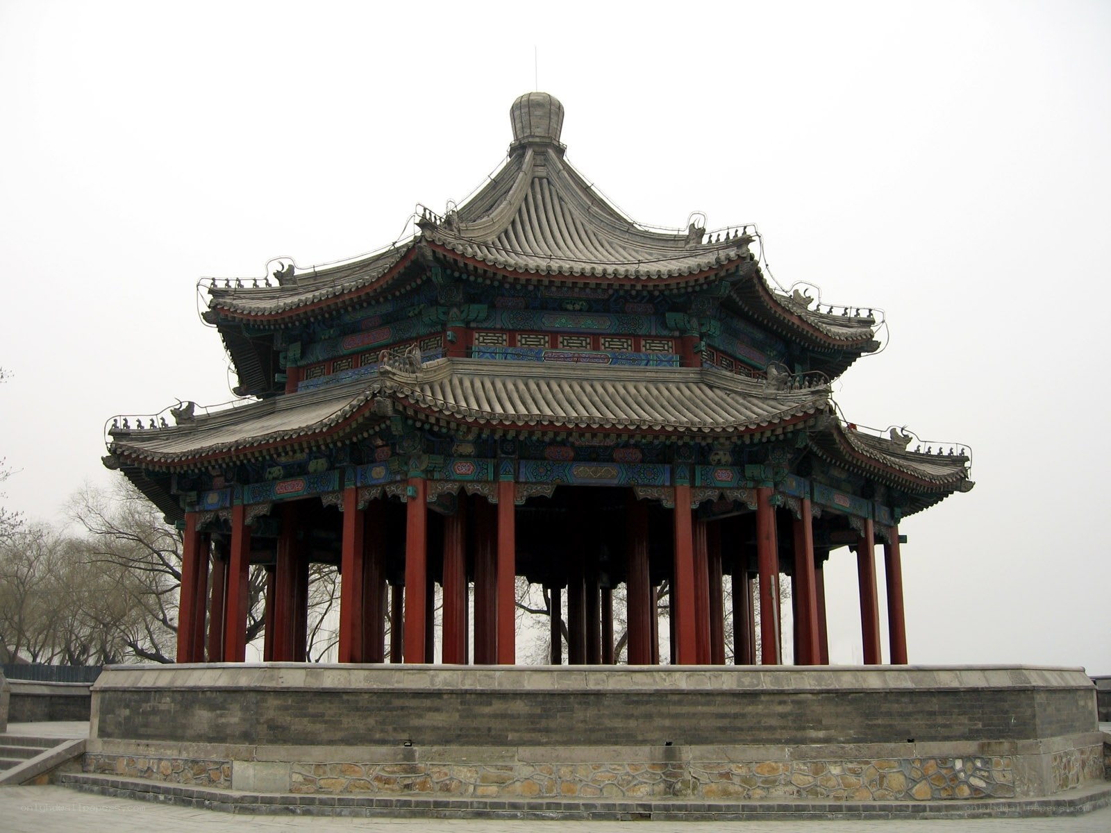 Traditional Chinese pavilion