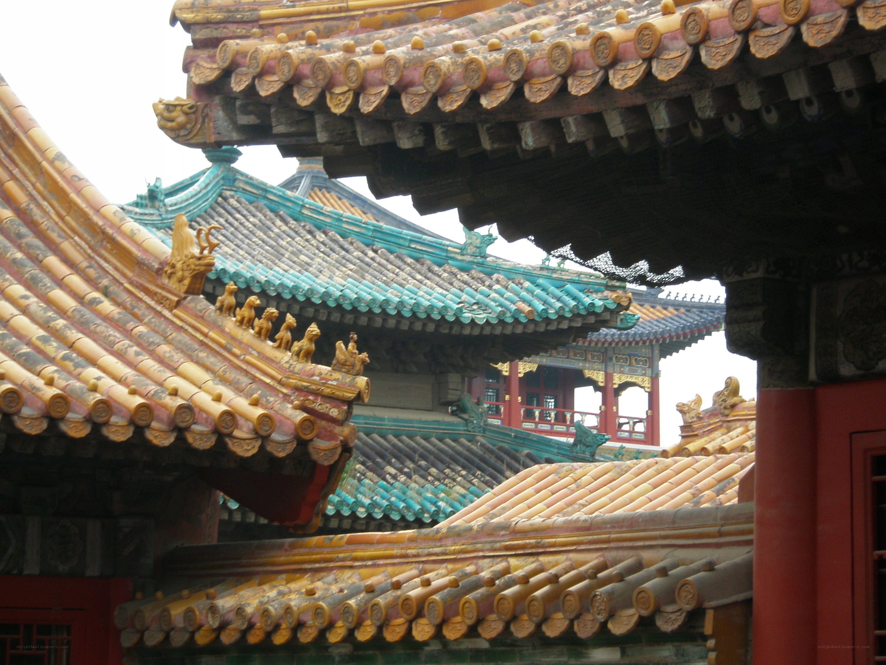 traditional chinese rooftops