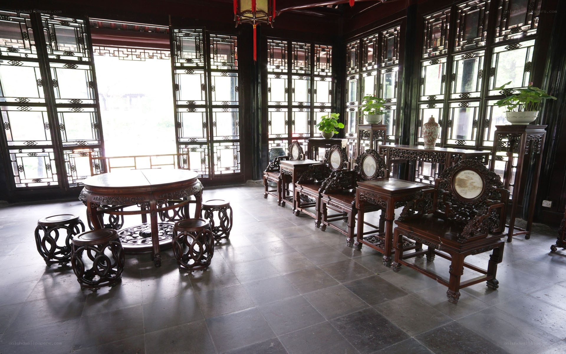Traditional Chinese room interior
