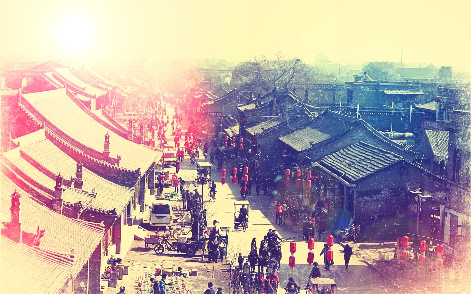 traditional chinese street market