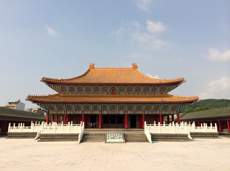 Traditional Chinese Temple — Orange