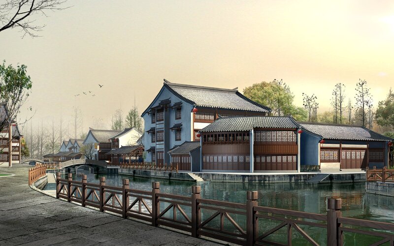 Traditional Chinese water town