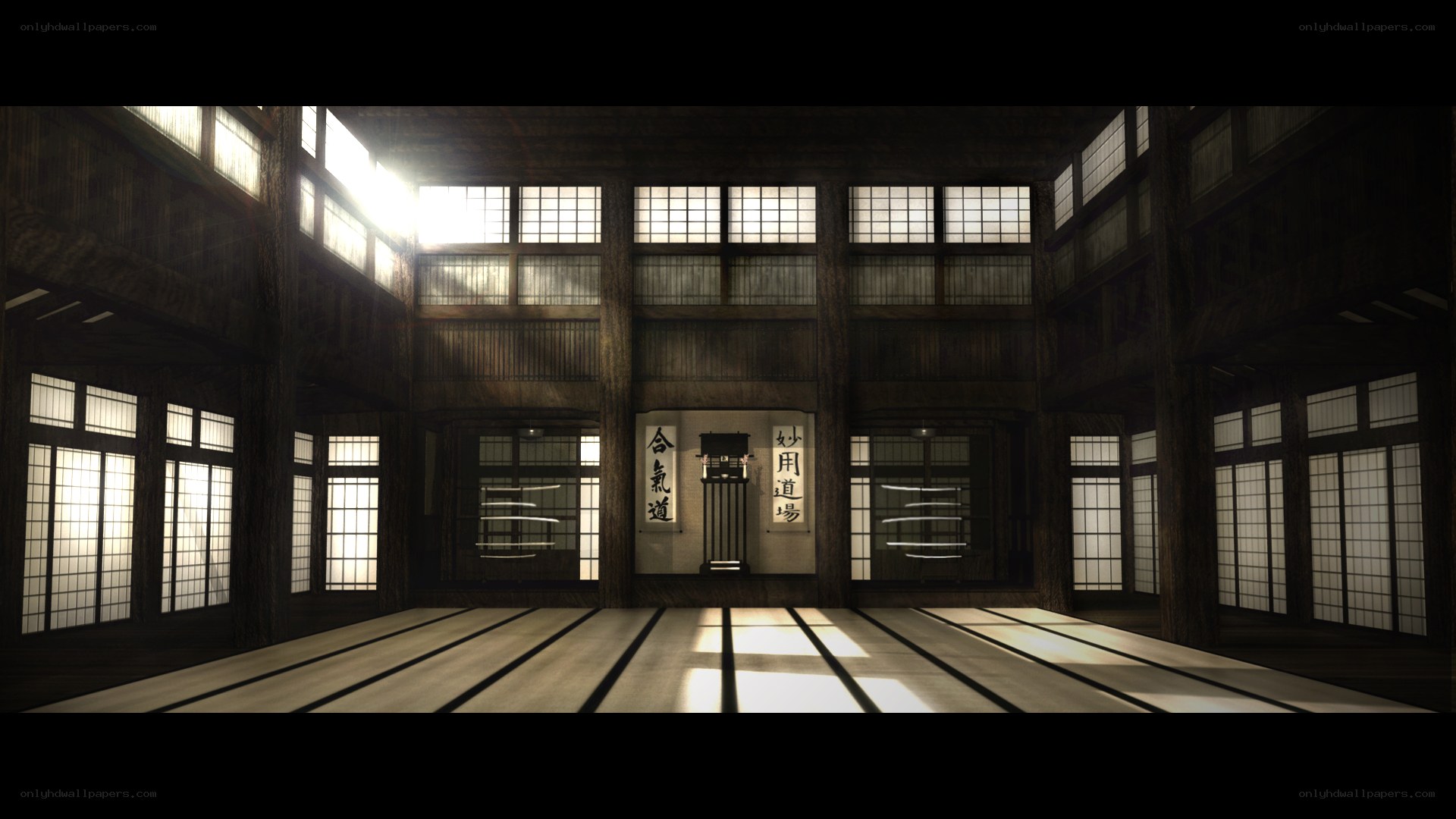 traditional dojo interior