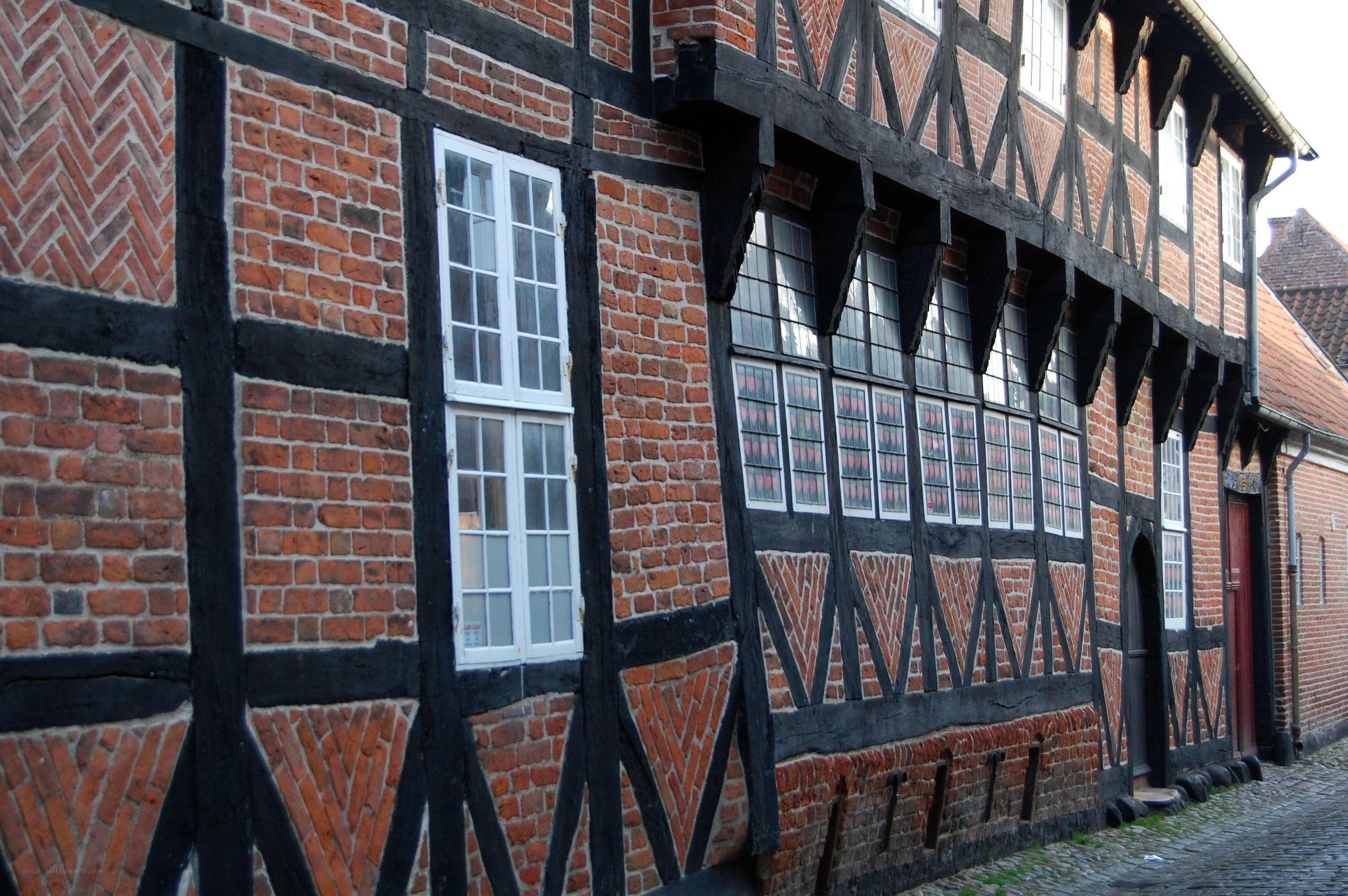 traditional half-timbered building